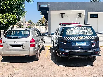 Carro furtado na Capital é impedido de atravessar fronteira para Bolívia