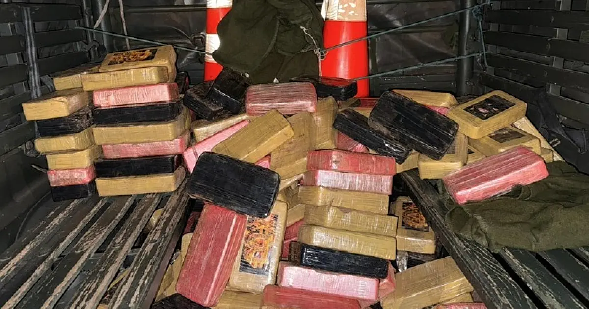 Apreensão de cocaína em Corumbá causa prejuízo de R$ 5,4 milhões ao crime