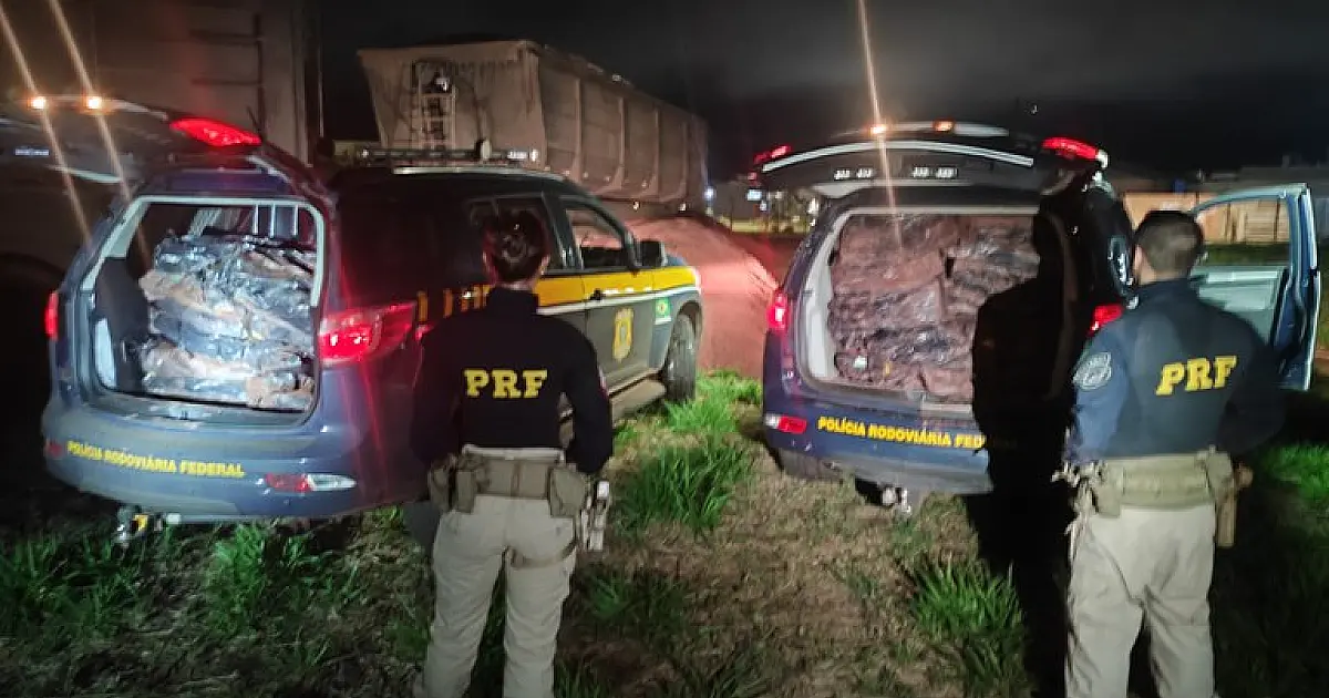 Mais de 1 tonelada de cocaína é apreendida em caminhões com carga de minério