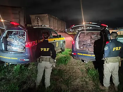 Mais de 1 tonelada de cocaína é apreendida em caminhões com carga de minério