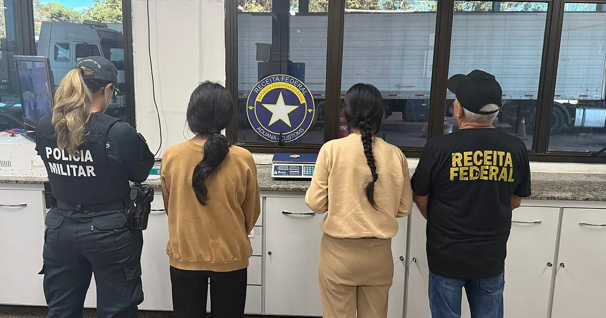 Jovens são presas com mais de dois quilos de droga na fronteira