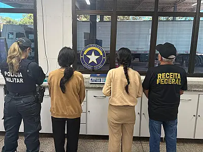 Jovens são presas com mais de dois quilos de droga na fronteira