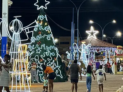Ladário inaugura "Natal Luz" com mais de 3 km de decoração temática