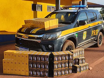 PRF apreende 340 celulares sem nota fiscal durante blitz na BR-262