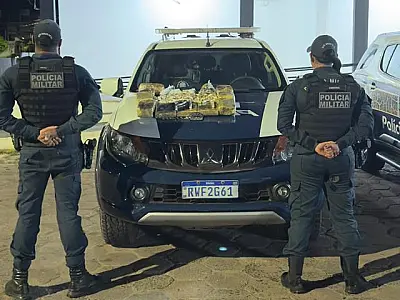 PM intercepta ônibus de turismo com 17,4 kg de drogas em Corumbá