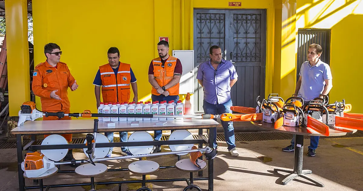 Corpo de Bombeiros recebe novos equipamentos para enfrentar emergências