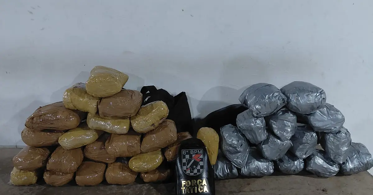 PM apreende quase 20 kg de maconha na rodoviária de Corumbá