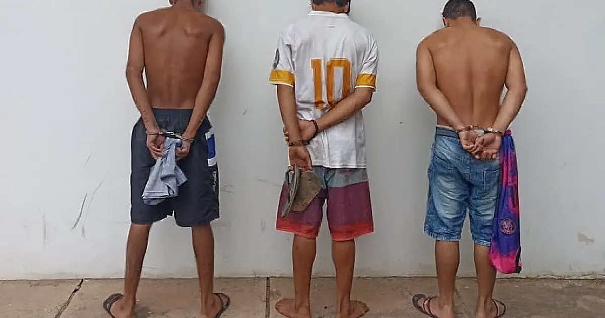 Preso trio acusado de assassinar Thallyta Soares