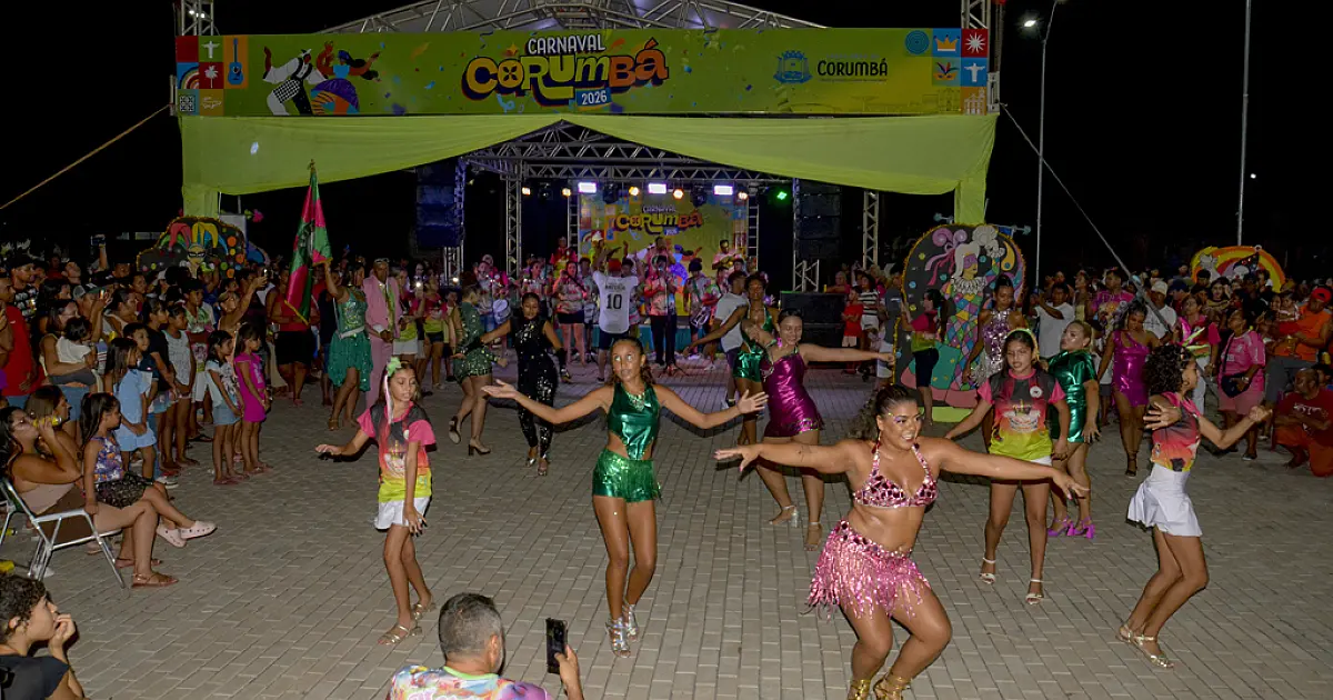 Pré-carnaval leva cultura e diversão para bairros afastados em Corumbá