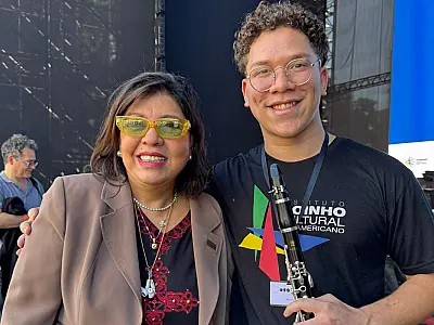 Jovem do Moinho Cultural estreia com a OSB em show na Praça Mauá