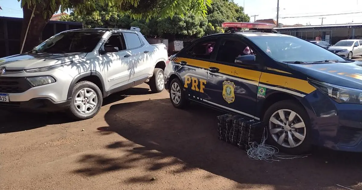 PRF apreende 37,8 Kg de pasta base de cocaína em Campo Grande