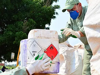 Descarte correto de embalagens de defensivos em MS supera média nacional