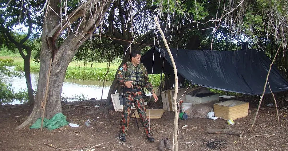 PMA desmonta acampamento e apreende 118 kg de pescado ilegal no Pantanal