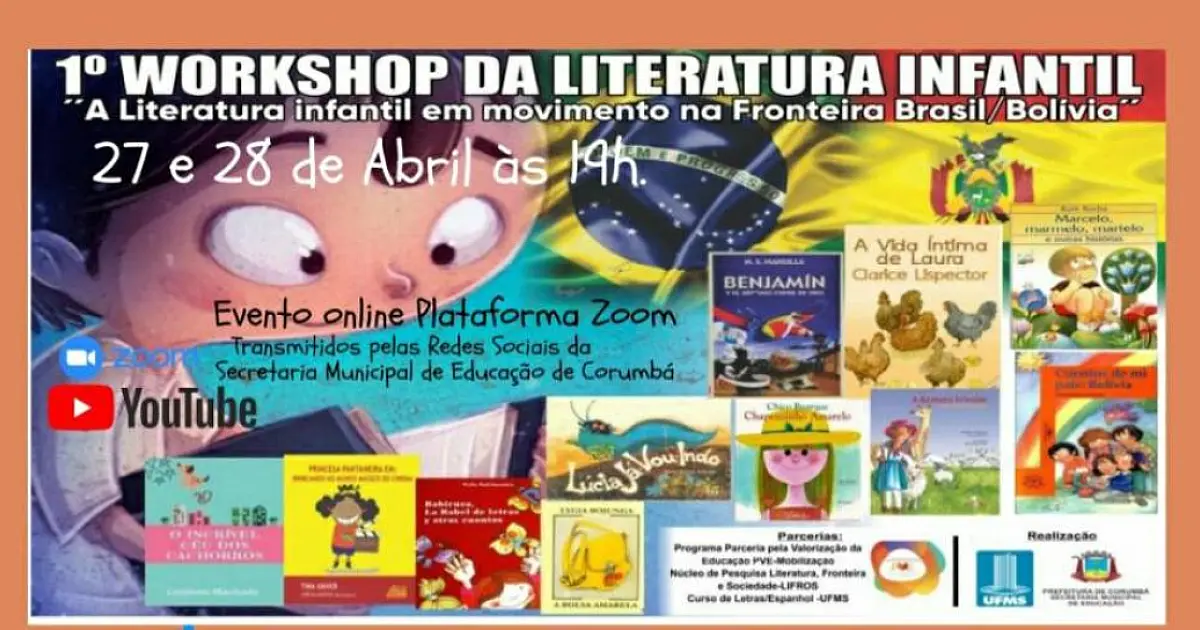Workshop de Literatura Infantil na Fronteira Brasil-Bolívia começa dia 27