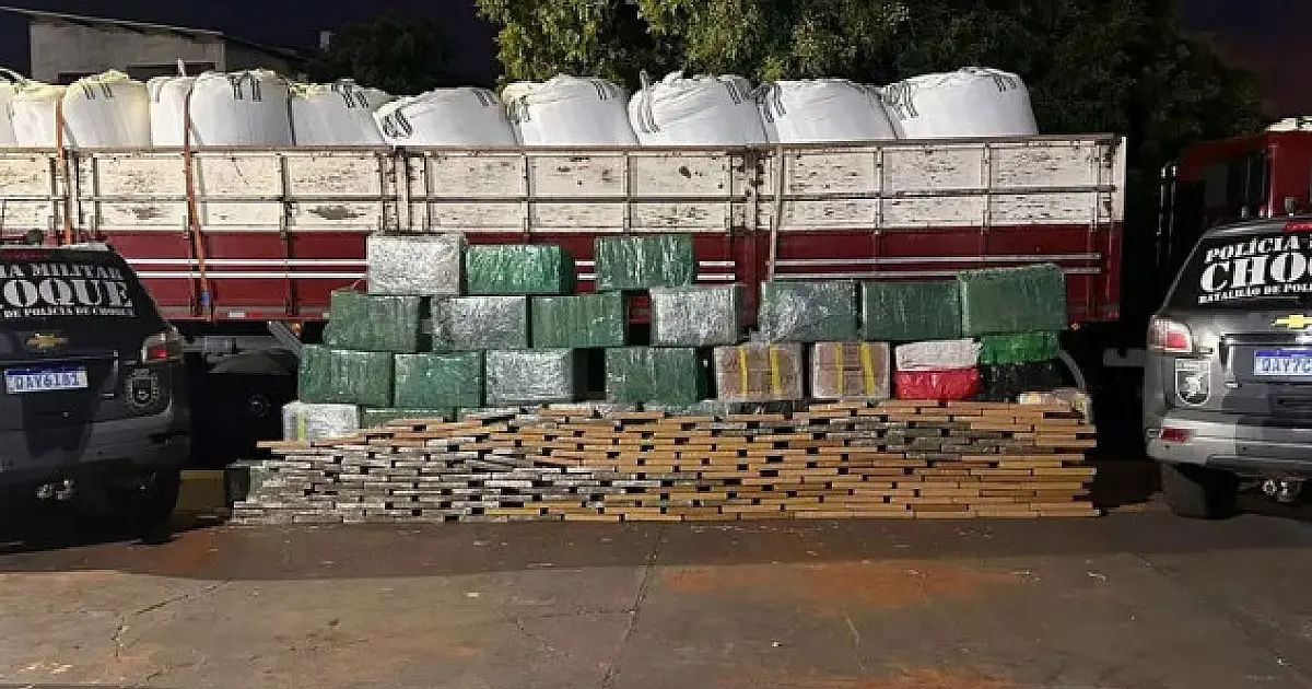 Operação apreende mais de 1,5 tonelada de drogas que saiu de Corumbá