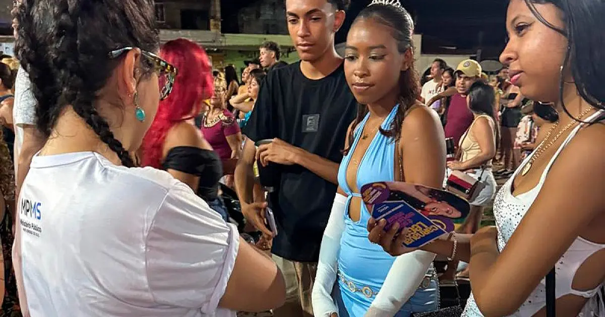 Campanha "Não é Não" do MPMS combate à importunação sexual no Carnaval