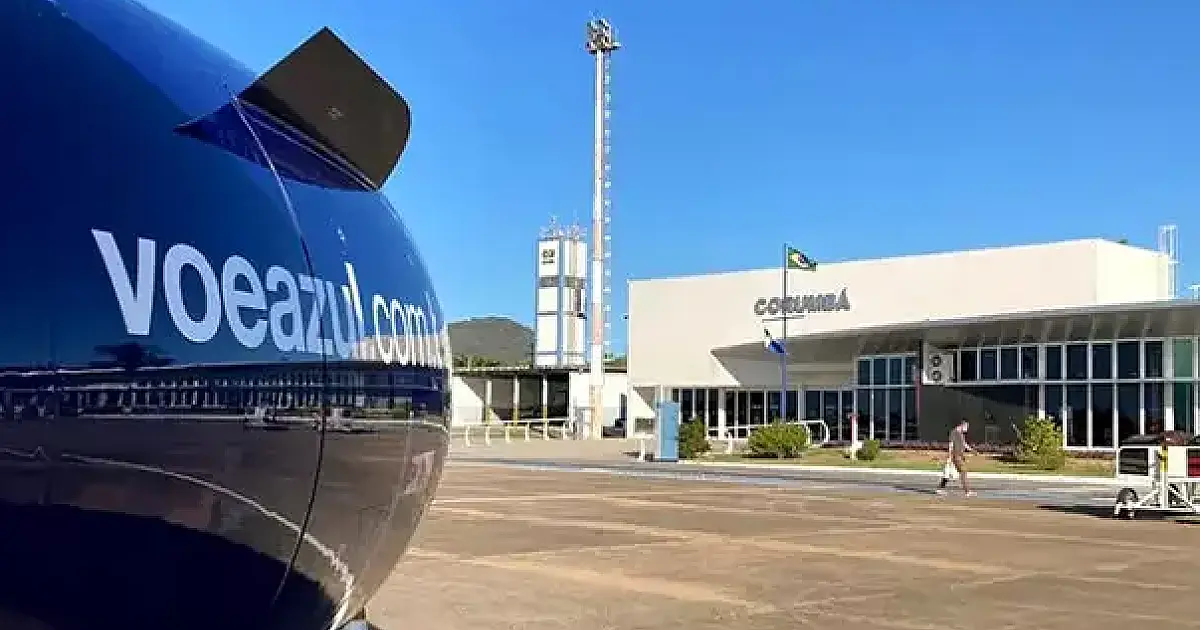 Azul retoma voos em Corumbá em março de 2026 após paralisação