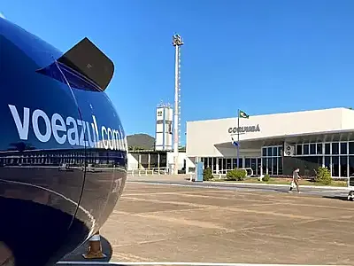 Azul retoma voos em Corumbá em março de 2026 após paralisação