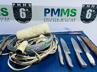 PM conduz autor por furto em residência e cumpre mandado de prisão em Corumbá