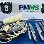 PM conduz autor por furto em residência e cumpre mandado de prisão em Corumbá