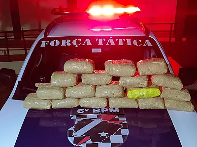 Passageiro abandona mochilas com quase 10 quilos de maconha em Corumbá