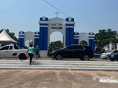 Briga no cemitério termina com homem ferido por faca