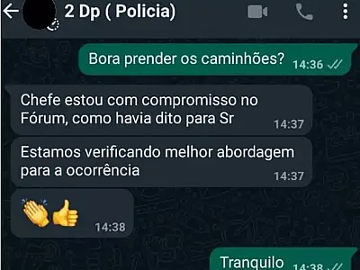 Policiais tratavam traficantes como chefes e liberaram caminhões sob propina
