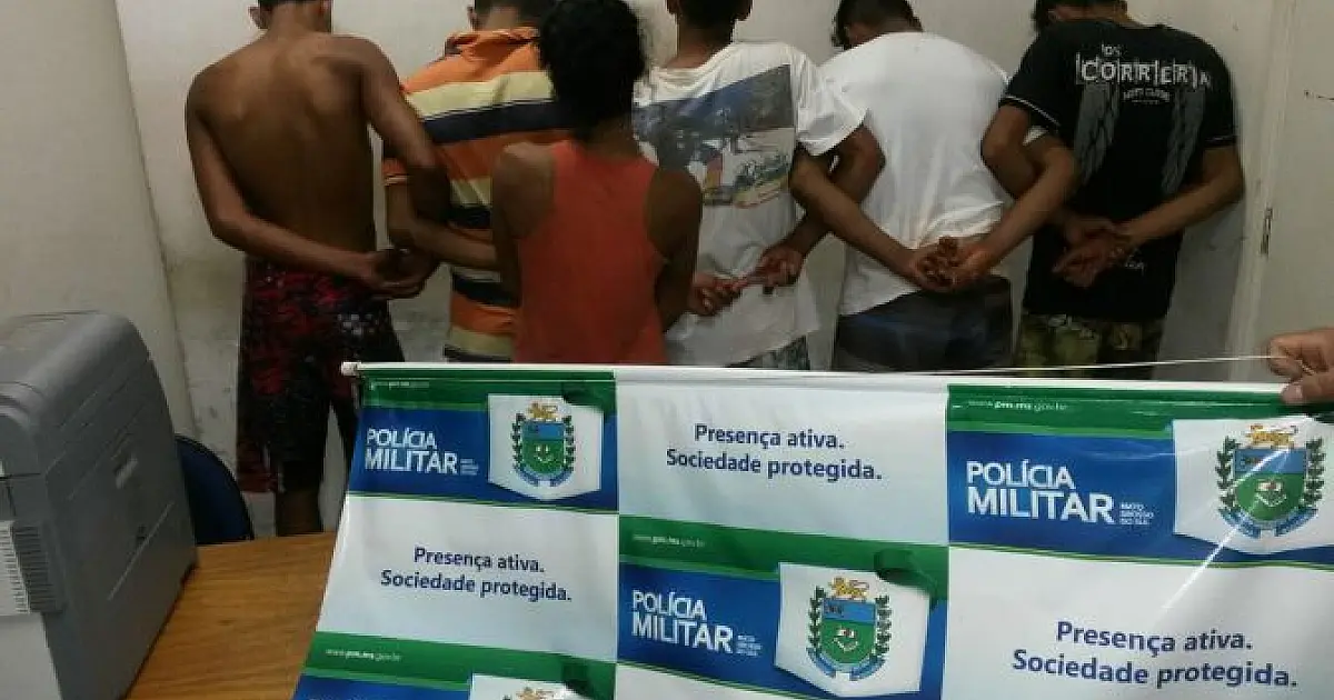 Bando é preso por perturbação da tranquilidade e desobediência