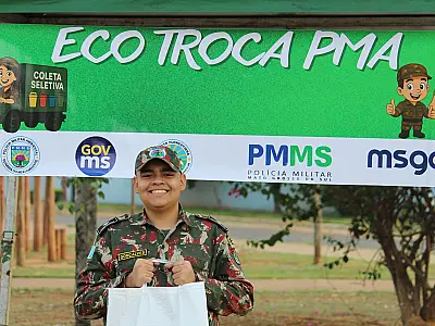 PMA realiza ação de troca de recicláveis por alimentos em Corumbá