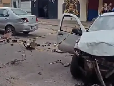 Acidente entre quatro veículos mobiliza bombeiros em Corumbá