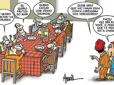 O banquete e o barraco..................................
