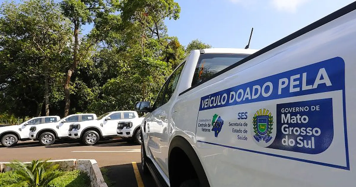 MS entrega veículos a 14 municípios para reforçar vigilância em saúde