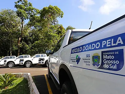 MS entrega veículos a 14 municípios para reforçar vigilância em saúde