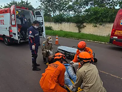Motociclista foge sem prestar socorro à vítima de colisão no Cristo Redentor