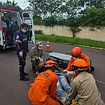 Motociclista foge sem prestar socorro à vítima de colisão no Cristo Redentor