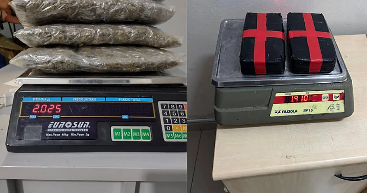 Dois bolivianos e uma brasileira são presos por tráfico de drogas na BR 262