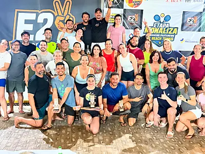 'Pé na Areia' bate recorde de inscrições e consolida crescimento do Beach Tennis em Corumbá