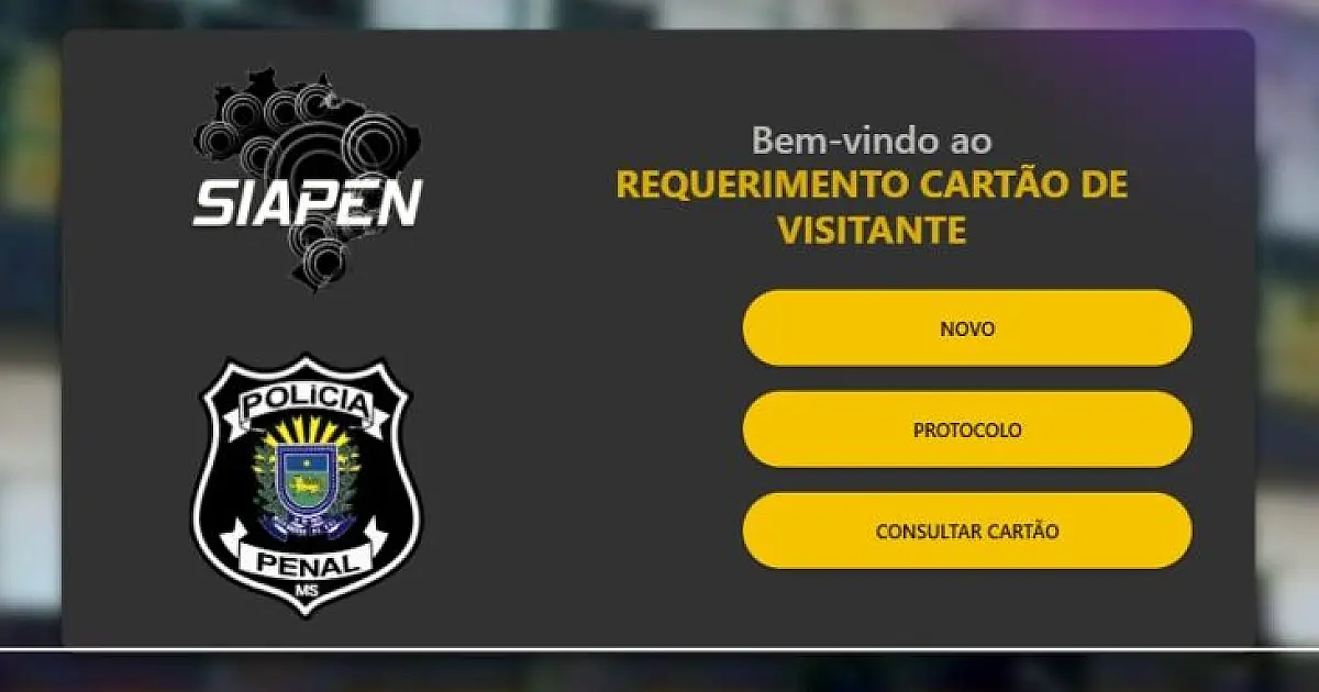 Cadastro de visitante em unidades prisionais de MS agora é on-line