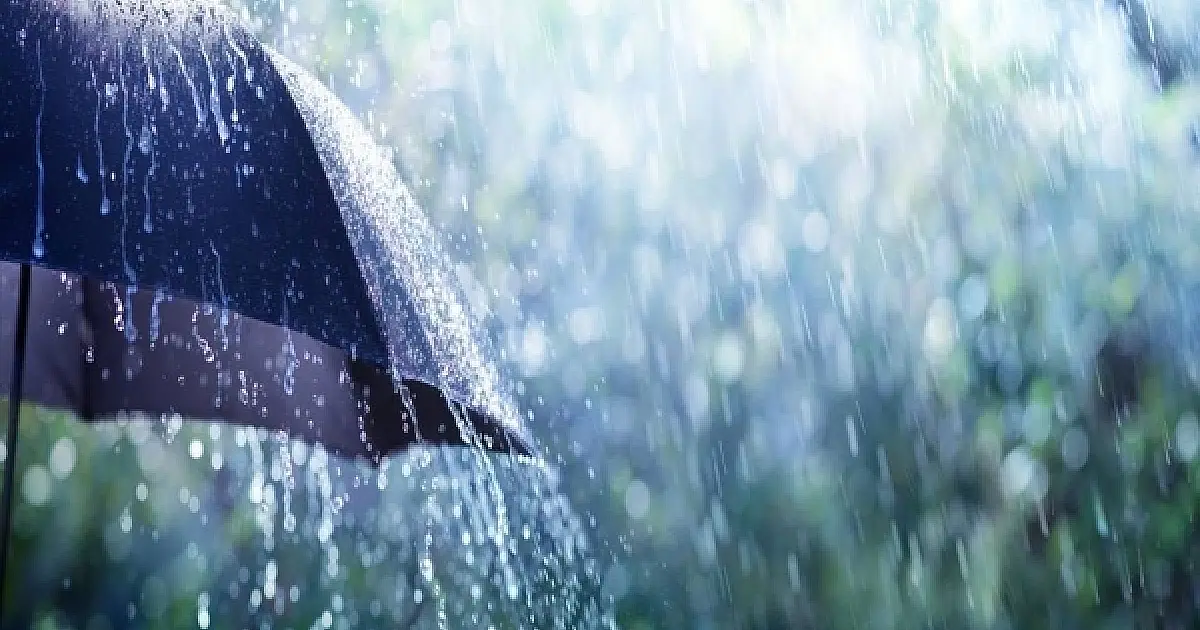 Previsão de chuva em 77 dos 79 municípios do Estado nesta segunda-feira