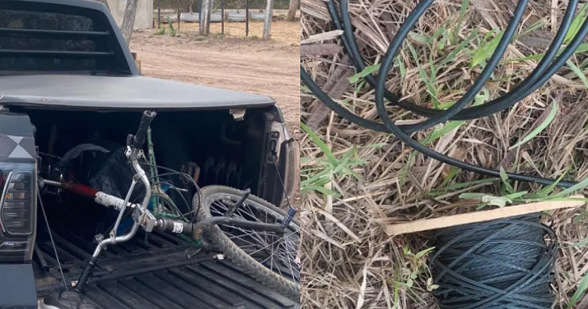 Trio é detido por roubo de cabos que afetam serviços na região da fronteira