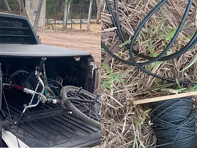 Trio é detido por roubo de cabos que afetam serviços na região da fronteira
