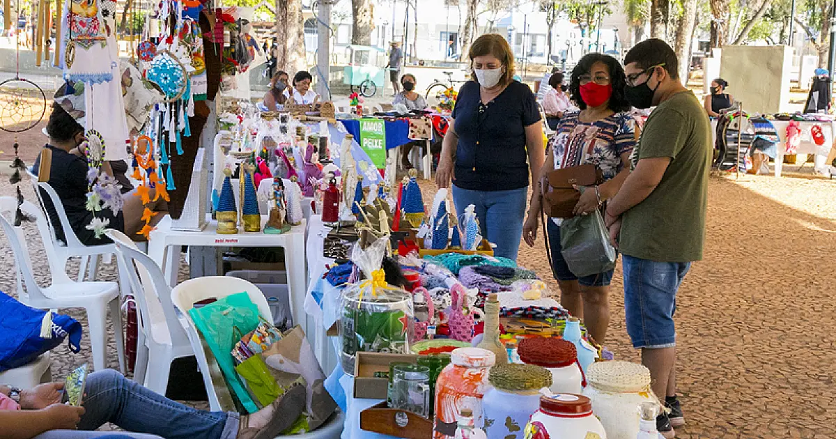 Jardim do Artesanato dá visibilidade para economia criativa de Corumbá