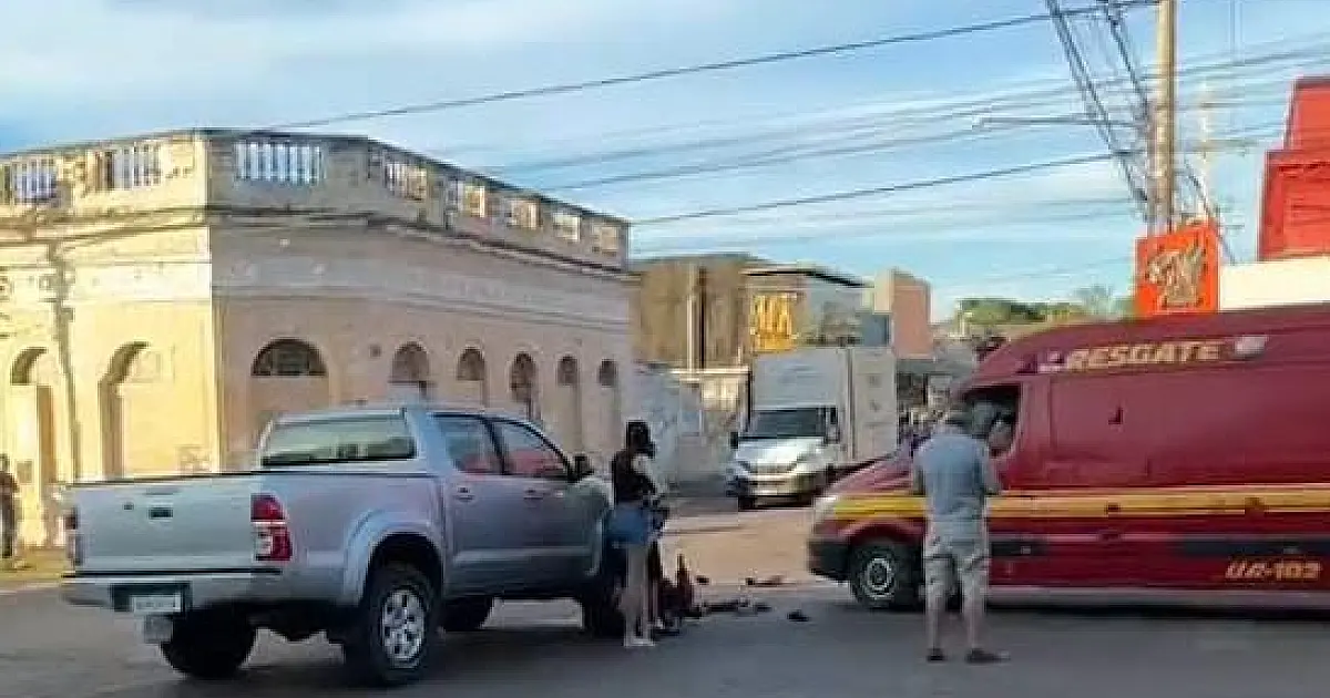 Mulher e criança de 7 anos ficam feridas em colisão na Delamare