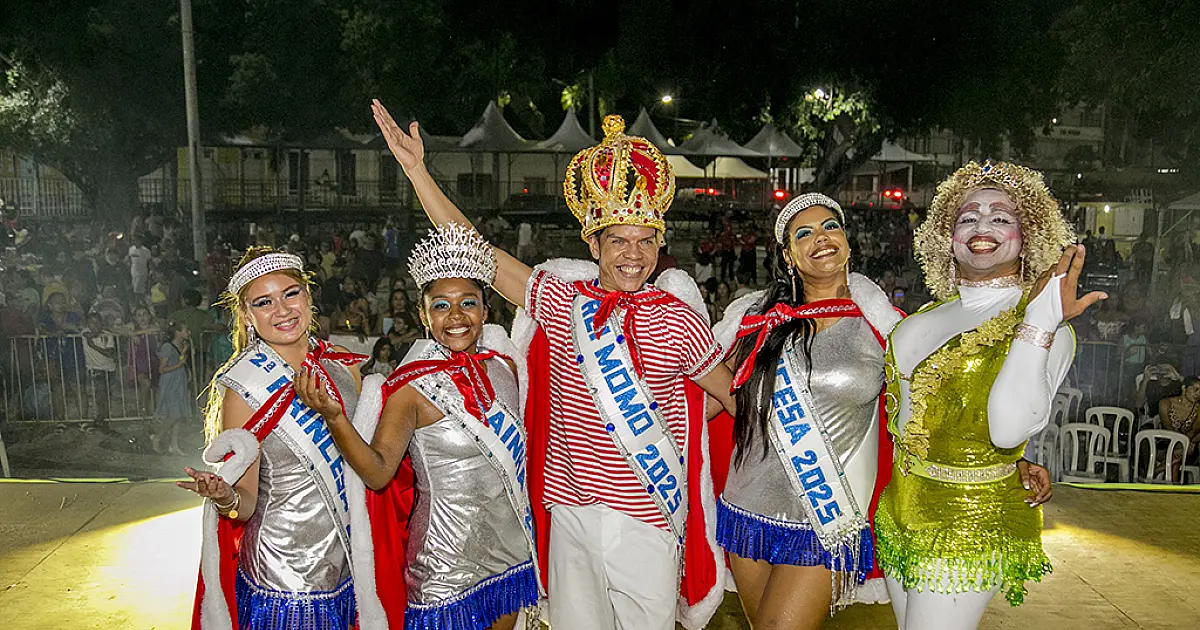 Corte de Momo promete Carnaval com muita alegria, energia e responsabilidade