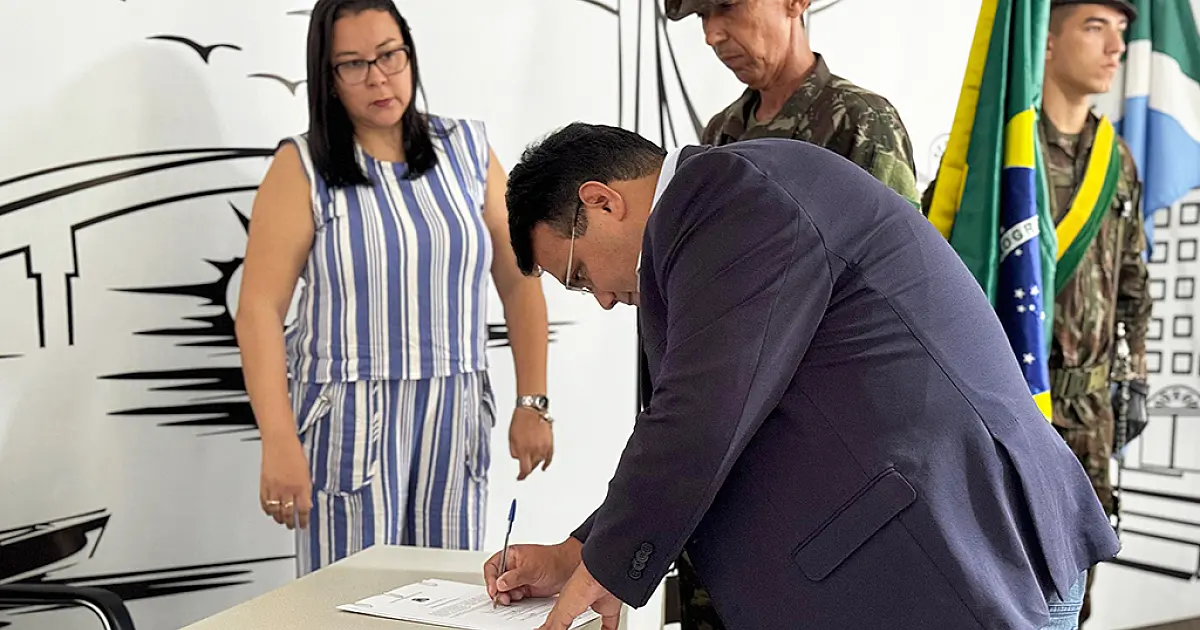 Prefeito de Corumbá toma posse como presidente da Junta de Serviço Militar de Corumbá