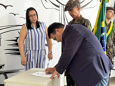 Prefeito de Corumbá toma posse como presidente da Junta de Serviço Militar de Corumbá