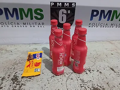 Funcionário é preso por furtar bebidas e chocolate em comércio de Corumbá