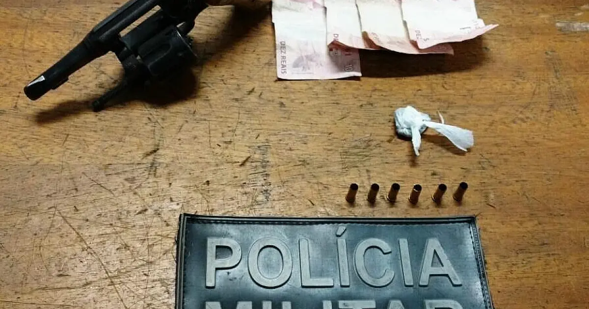 Homem é preso por porte ilegal de arma no bairro vila Mamona
