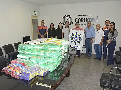Corumbá recebe kits de higiene para famílias afetadas pelas chuvas