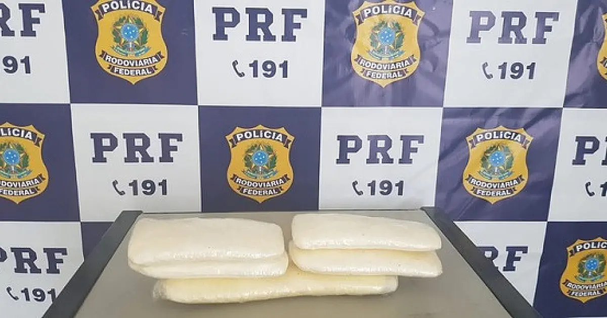 Motorista de aplicativo é preso  transportando cocaína presa no corpo na BR-262